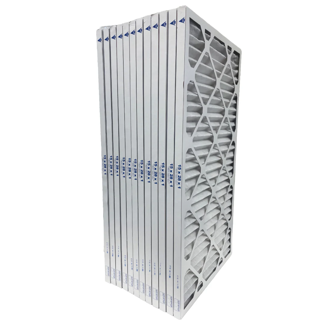 15x28x1 Furnace Filter MERV 11 Pleated Filters. Case of 12