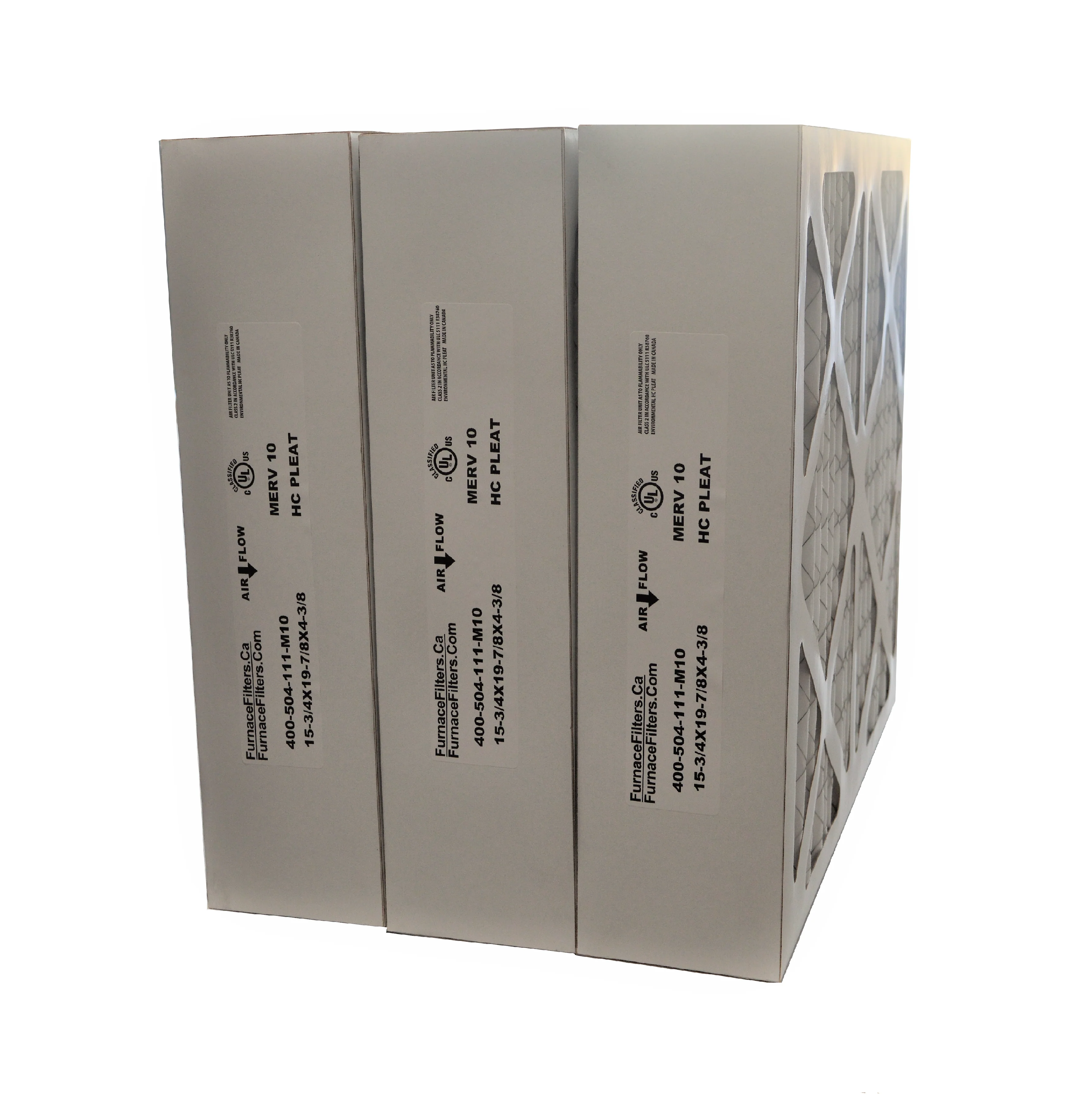 16x20x5 (4 3/8) Honeywell Size Furnace Replacement Filter, Actual Size 15 15/16" x 19 3/4" x 4 3/8" MERV 11. Case of 3