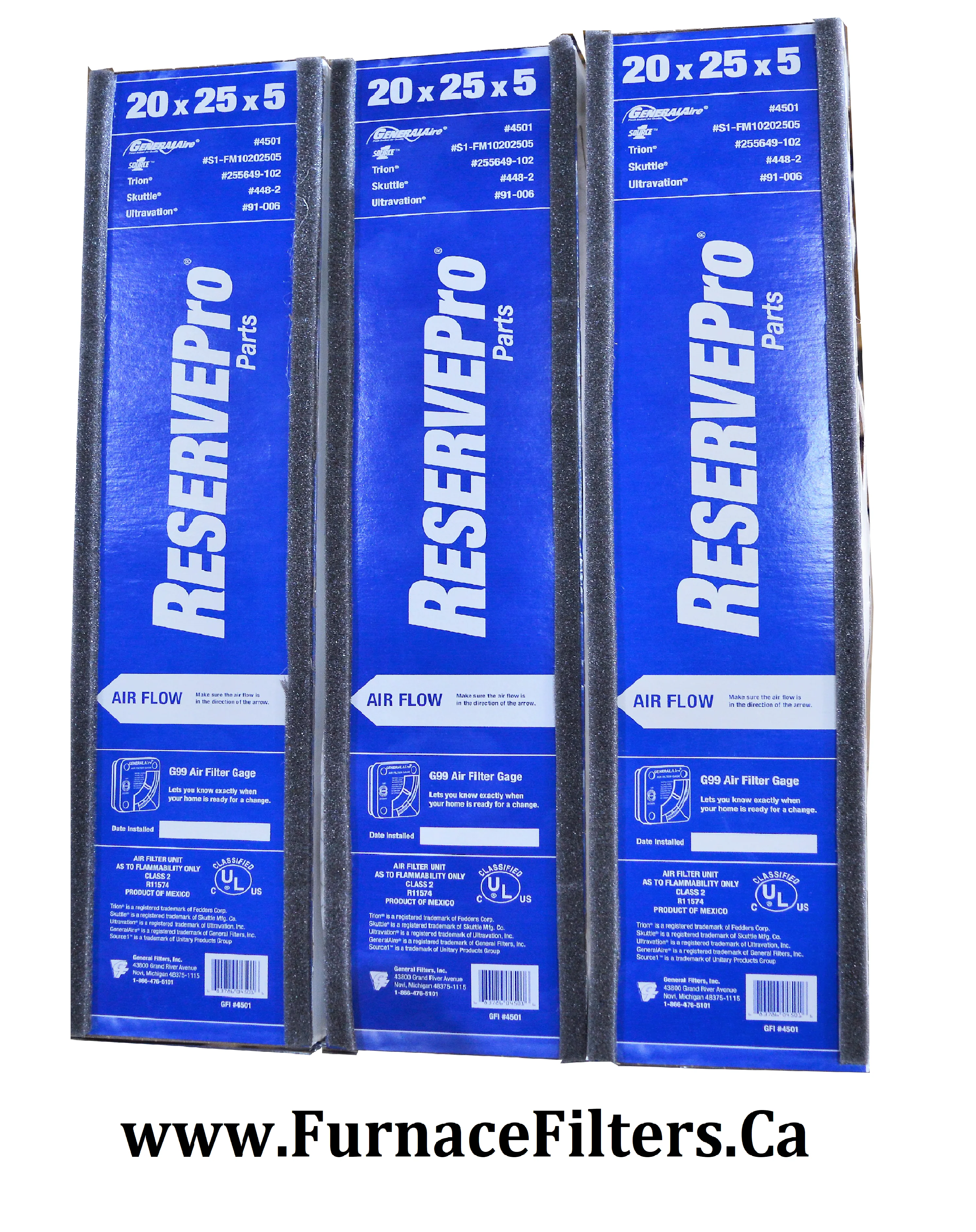 Source 1 Part No. MAC 10202505 Replacement Filters. Package of 3 - Image 2