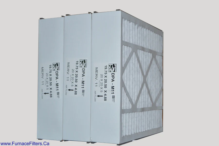 York S1-MAC11202005 Part # 4556 / 4531 20x20x5. Actual Size 20 3/4" x 19 3/4" x 4 15/16" MERV 11 Case of 3.